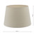 Cezanne Ecru Faux Silk Tapered Drum Shade 35cm