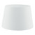 Cezanne White Faux Silk Tapered Drum Shade White 40cm