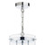 Decade 3 Light Pendant Polished Chrome Glass