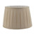 Degas Taupe Faux Silk Tapered Drum Shade 45cm