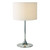 Delta Table Lamp Polished Chrome With Shade