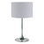 Delta Table Lamp Polished Chrome With Shade