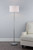 Delta Floor Lamp Polished Chrome With Shade