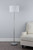 Delta Floor Lamp Polished Chrome With Shade