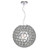 Serafina 1 Light Pendant Brushed Chrome Small