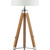 Easel Tripod Floor Lamp Light Wood Polished Chrome Base Only