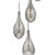 Seta 6lt Cluster Pendant Smoked & Polished Chrome