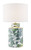 Filip Table Lamp Green Leaf Print Base Only