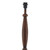 Hayward Floor Lamp Dark Wood Base Only