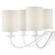 Irwin 8 Light Pendant Dual Mount White