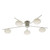 Jasper 5 Light Semi Flush Satin Nickel