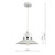 Liden Pendant White and Polished Chrome