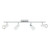 Loft 4 Light Bar Spotlight Matt White Polished Chrome