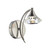 Luther Wall Light Satin Chrome Crystal