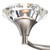 Luther 2 Light Wall Light Satin Chrome Crystal