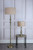 Madrid Floor Lamp Antique Brass With Shade