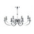 Murray 8 Light Dual Mount Pendant Polished Chrome