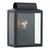 Notary Outdoor Wall Light Black Glass IP44