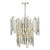 Odile 6 Light Pendant Champagne Crystal Polished Nickel Frame