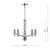 Oleana 5 Light Pendant Polished Chrome Crystal