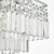 Poseidon 4 Light Flush Polished Chrome & Crystal