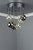 Quinn 6 Light Semi Flush Polished Chrome With Smoked & Clear Glass
