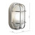 Salcombe Oval Outdoor Wall Light Stainless Steel Glass IP44