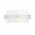 Sector Small Wall Light Frosted Glass Polished Chrome LED