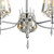 Selina 5 Light Semi Flush Polished Chrome