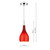 Soho 1 Light Pendant Red