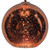 Speckle 1 Light Electro Plated Pendant Copper Finish