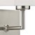 Tibet Wall Bracket Satin Chrome complete with Shade