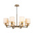 Tyler 8 Light Pendant Bronze Fitting Only