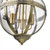 Vanessa 3 Light Pendant Antique Brass And Clear