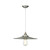 Buxton single pendant in satin chrome