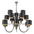 Garbo 15 Light Pendant complete with bespoke shade