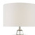 Moffat Table Lamp Glass Polished Chrome Base Only