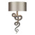 Snake Single Wall Light complete with bepoke shade