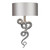 Snake Single Wall Light complete with bepoke shade