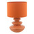 Discus Ceramic Table Lamp Orange With Shade