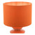 Discus Ceramic Table Lamp Orange With Shade