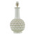 Edlyn Table Lamp White Reactive Glaze Base Only