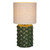 Jayden Table Lamp Green Reactive Glaze With Shade