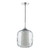 Majella Pendant Polished Chrome and Smoked Glass