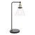 Ray Table Lamp Matt Black/Antique Brass & Glass