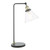 Ray Table Lamp Matt Black/Antique Brass & Glass