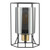 Tatum Table Lamp Matt Black and Smoked Glass