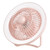 Turbo Desk Fan With Lamp Pink LED
