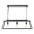 Claudia 3 Light Bar Pendant Matt Black