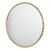 Jinelle Square Mirror Textured Gold Frame 80cm